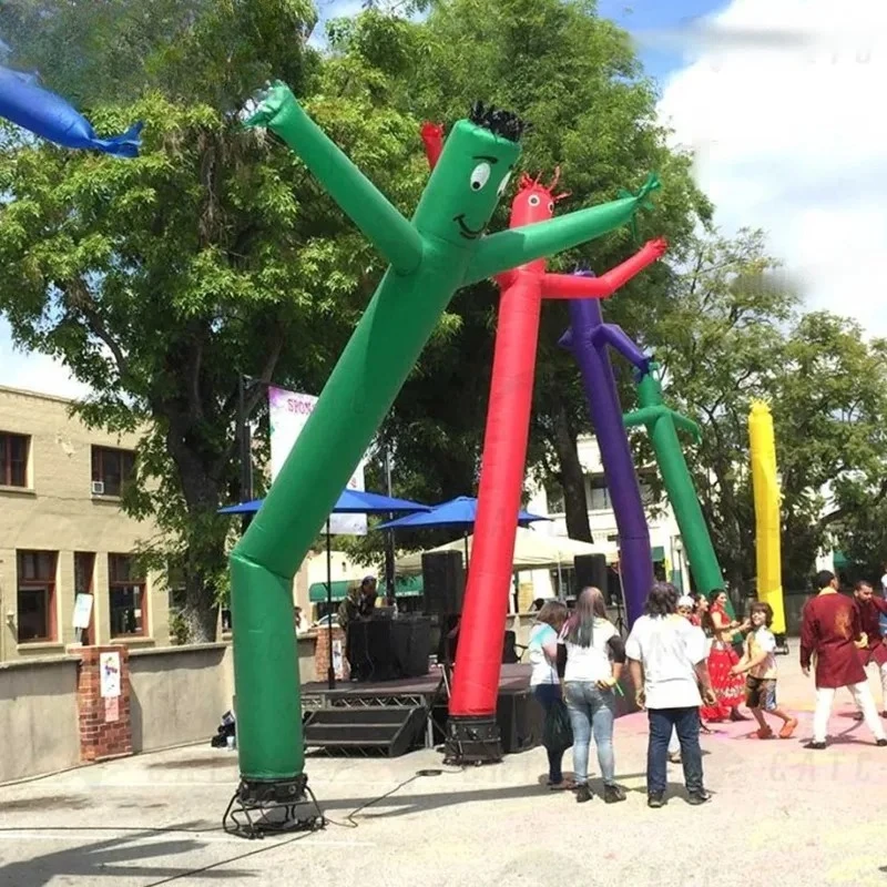 Outdoor Promotion Star Inflatable Dancer Commercial Activity Eye-catching Decoration High Wind Power Blower Supporting Supply