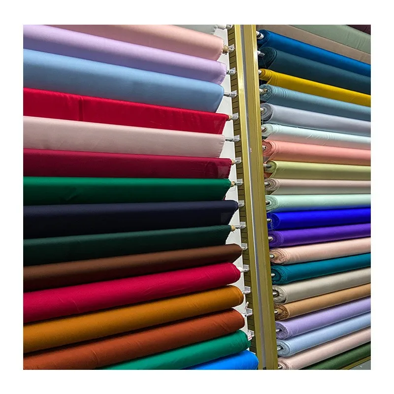 140cm wide 19 momme silk stretch double satin fabric solid color dress shirt