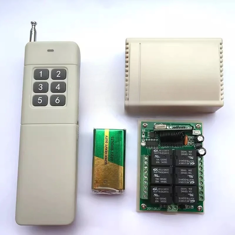 

3000 meters remote control 6-way learning combination function 12V 24
