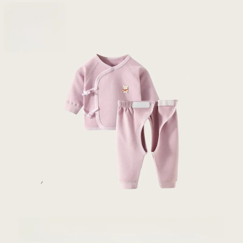 Roupas para Bebês Recém-Nascidos Primavera Outono acão de Fce io com Abertura na Parte Inferior Sem Desgaste Roupas ...
