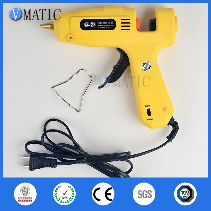 Free Shipping 60-100W Glue Dispensing Gun Dispenser Gun, Hot Melt Glue Gun Temperature Adjustable Repair 220V Wholesale Glue Gun