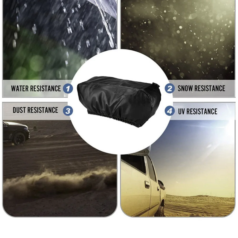 Waterproof Electric Winch Cover Heavy Duty 210D Oxford Fabric Sun Dust Protector Outdoor Protection Shield For Off Road Truck