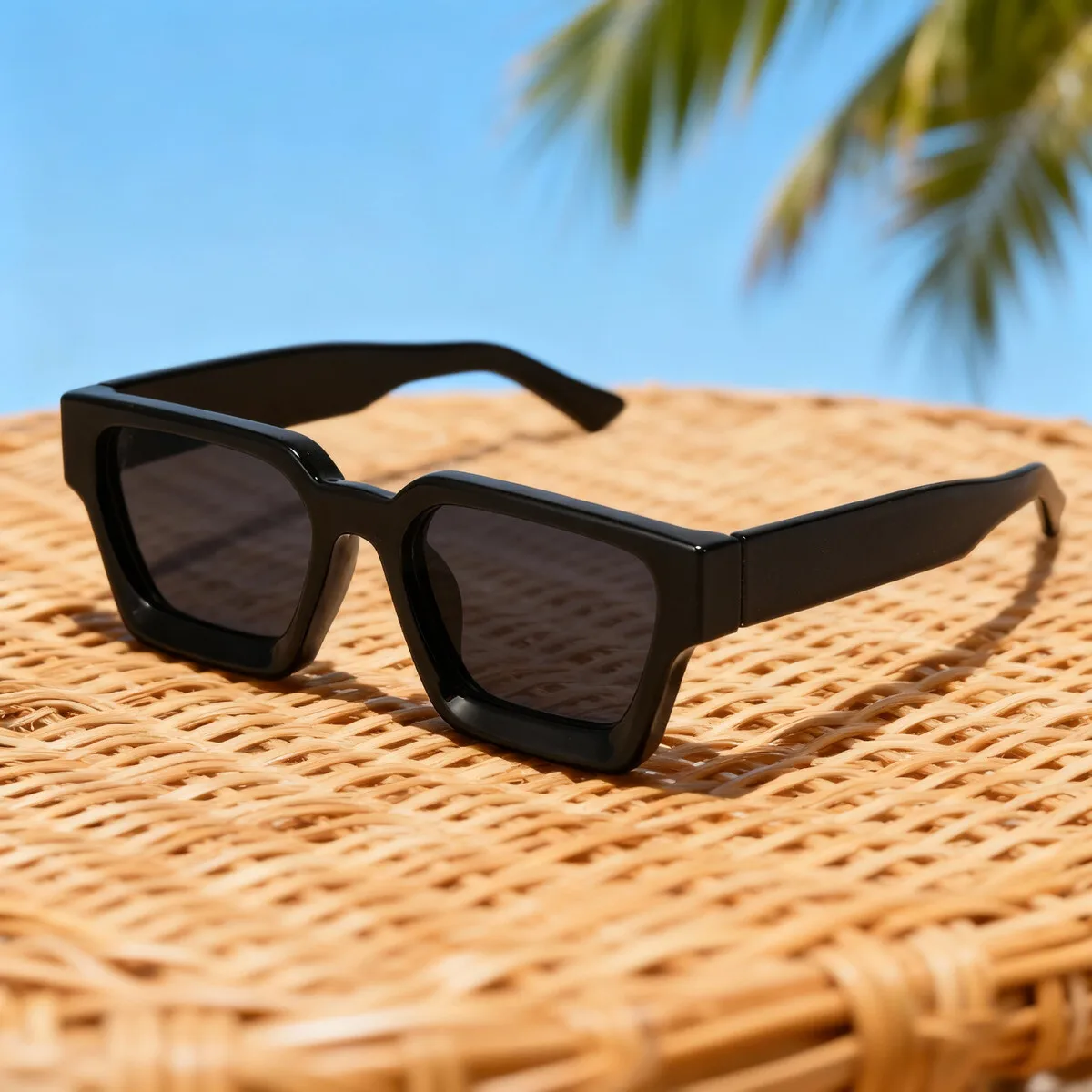 Schmale Brille Rechteck Rahmen personal isierte Trend weiblich ins Stil vielseitige neue Sonnenbrille männlich