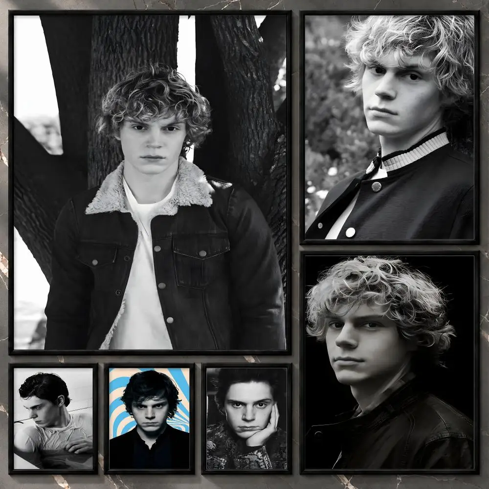 Historic Cultural Gallery Archive Profile Celebrated Evan Peters Poster Aesthetic Unframed Wall Prints for Bedroom & Living Room