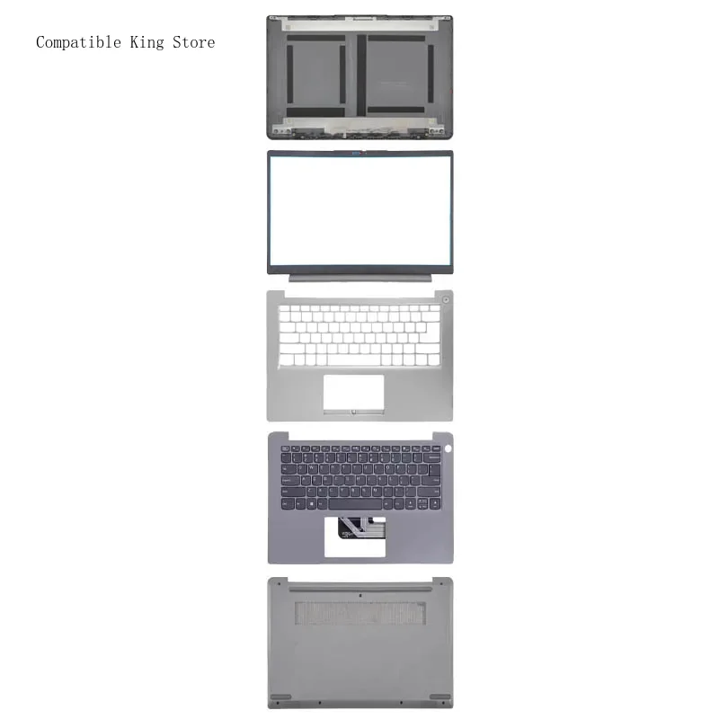 P For Lenovo Ideapad 3 14ADA6 14ITL6 14ALC6 14S 2021 Plastic LCD Back Cover/Front Bezel/keyboard/Palmrest/Hinges/Bottom Case