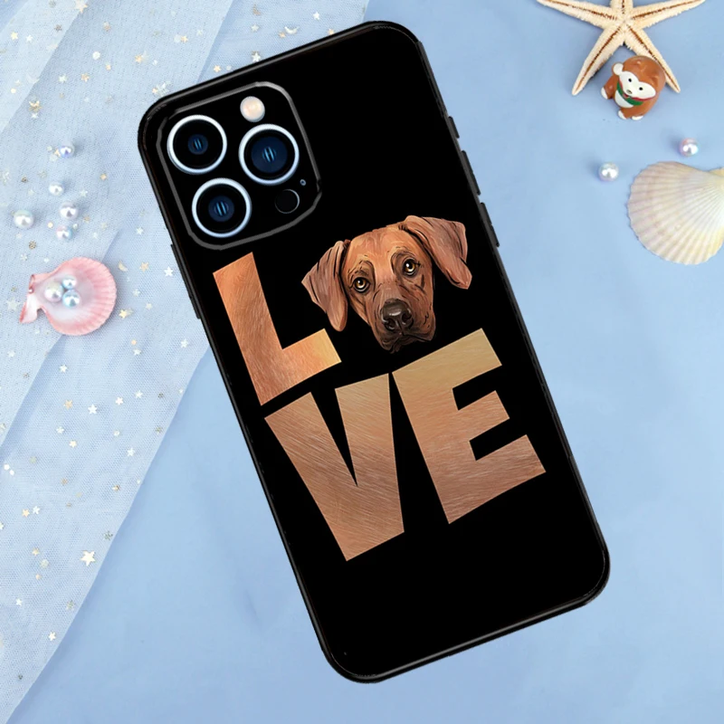 Rhodesian Ridgeback Dog Phone Case For iPhone 14 13 12 11 15 16 Pro Max 7 8 Plus XR X XS Max 12 13 Mini Cover Case