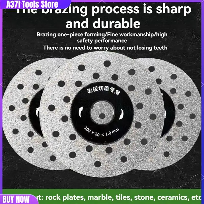 

5PCS Dia 100Mm Rock Grinding Cutting Disc Ultra-Thin Saw Blade Multi Hole Disc Marble Tile Glass Cutter Plate-[A37I]