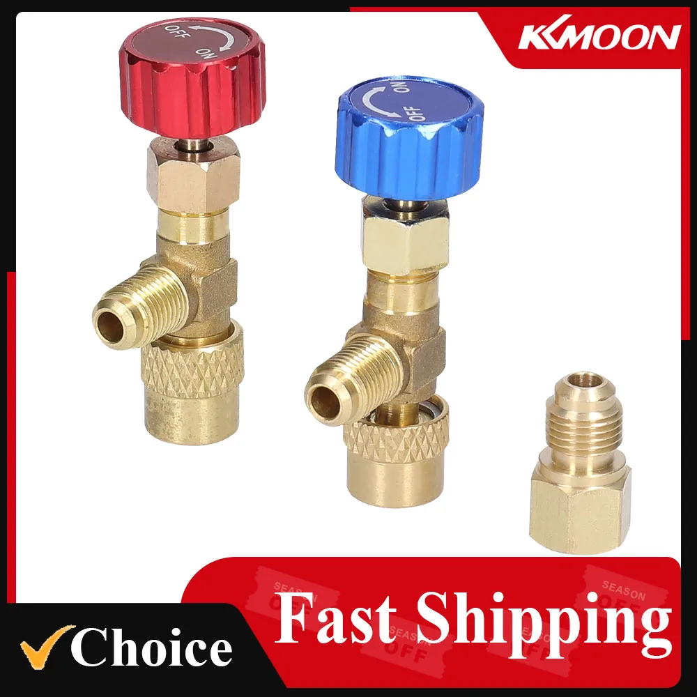 Air Conditioner Safety Valve Set R22 + r410 Freon Filling Valve is Used For R22 Air Conditioner Tools and Accessories Household
