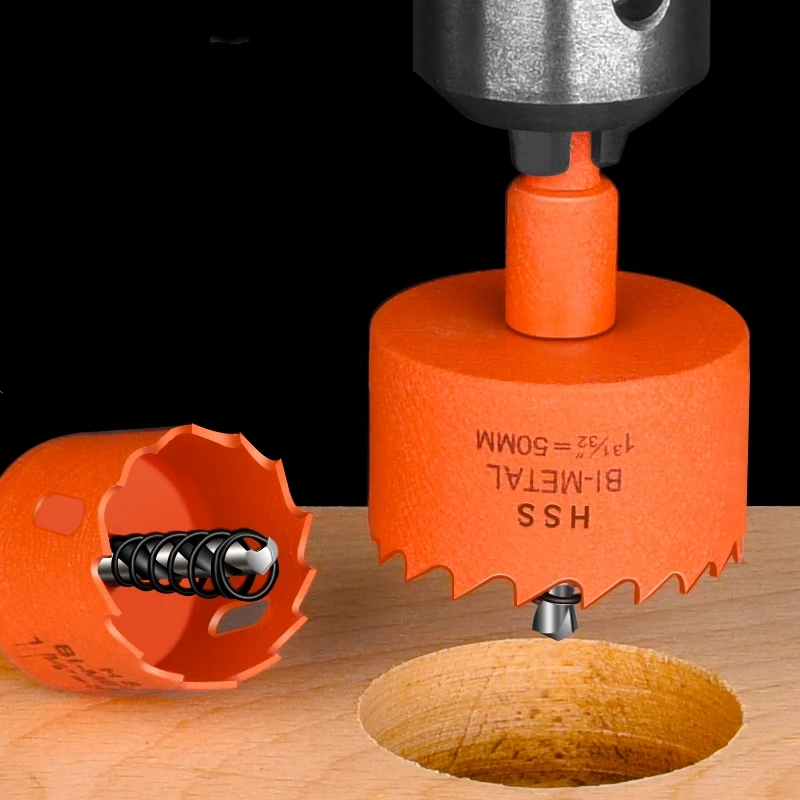 1 قطعة 16-250 مللي متر M42 ثنائية المعدن هول المنشار HSS لقمة ثقب الحفر تاج للمعادن الحديد الألومنيوم الفولاذ النجارة