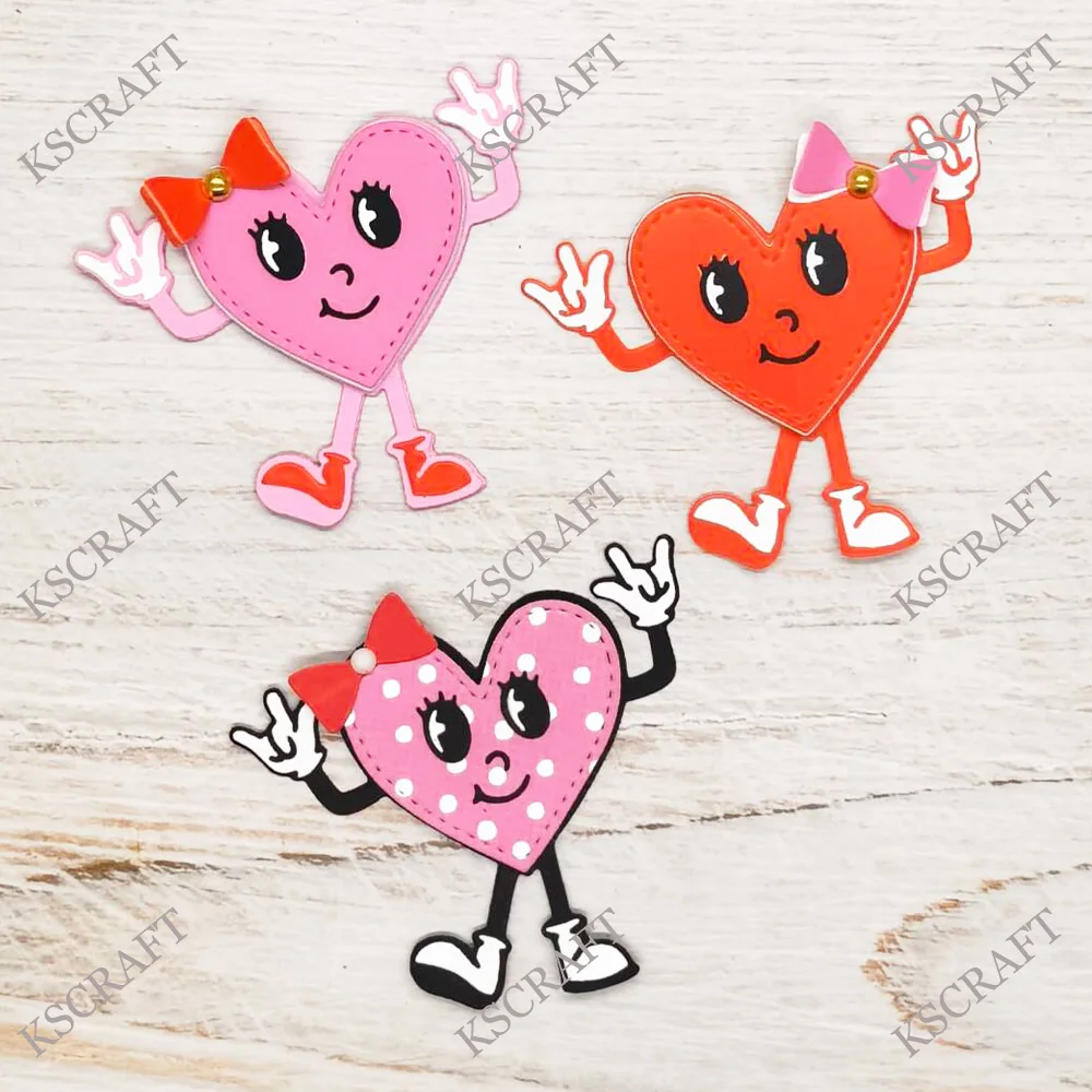 KSCRAFT Vintage Heart Cutting Dies Stencils for DIY Scrapbooking Decorative Embossing DIY Paper Cards
