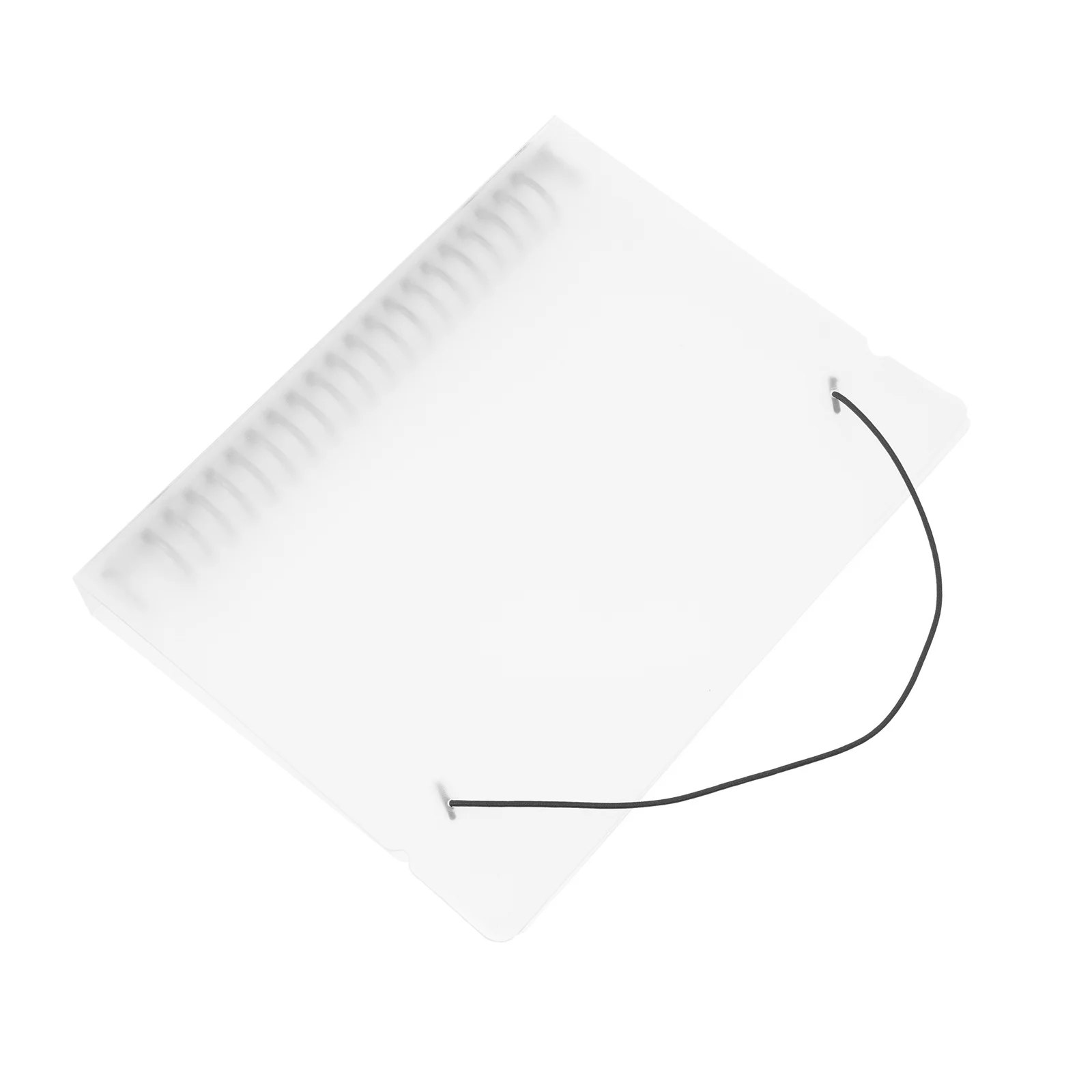 

Translucent Planner Binder Cover Exquisite Crafted Notepad Shell Office School Supply Long Time Use Smooth Finish