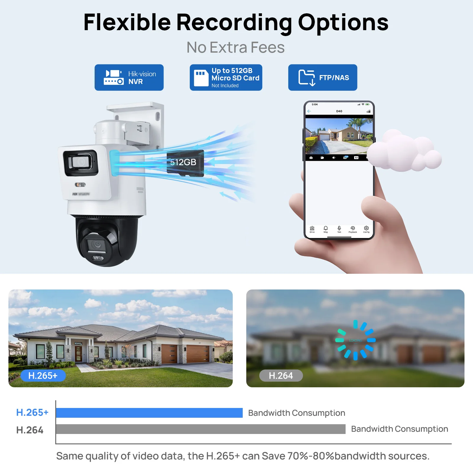 Original Hikvision DS-2SE2C400MWG-E/14 Color TandemVu POE 4MP+4MP Fixed Lens PT Network Camera Smart Hybrid Light CCTV System Built-in Mic Vehicle Detection - view 8