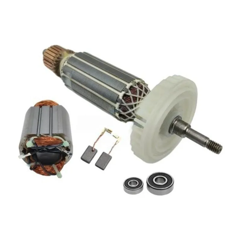 ABRU-For Angle Grinder Replacement Parts Kit- Includes 9556 Rotor, Stator, CB325 Carbon Brushes And 9558 Bearings Accesso