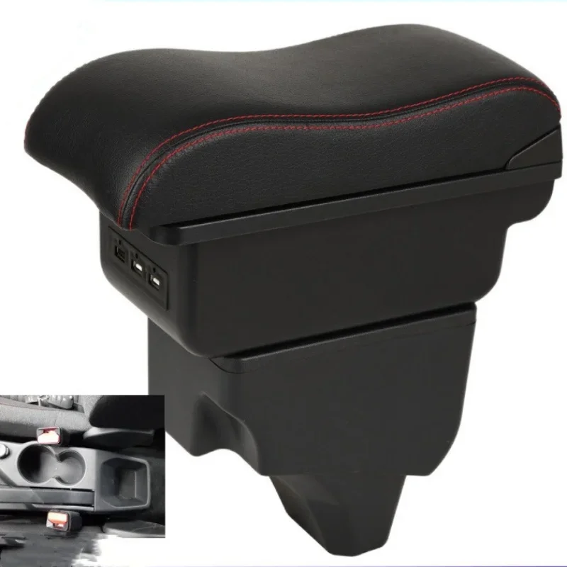 New luxury For Peugeot 2008 Armrest Box For Peugeot 208 2019-2024 Car Armrest Storage Box Retrofit Parts Car Accessories