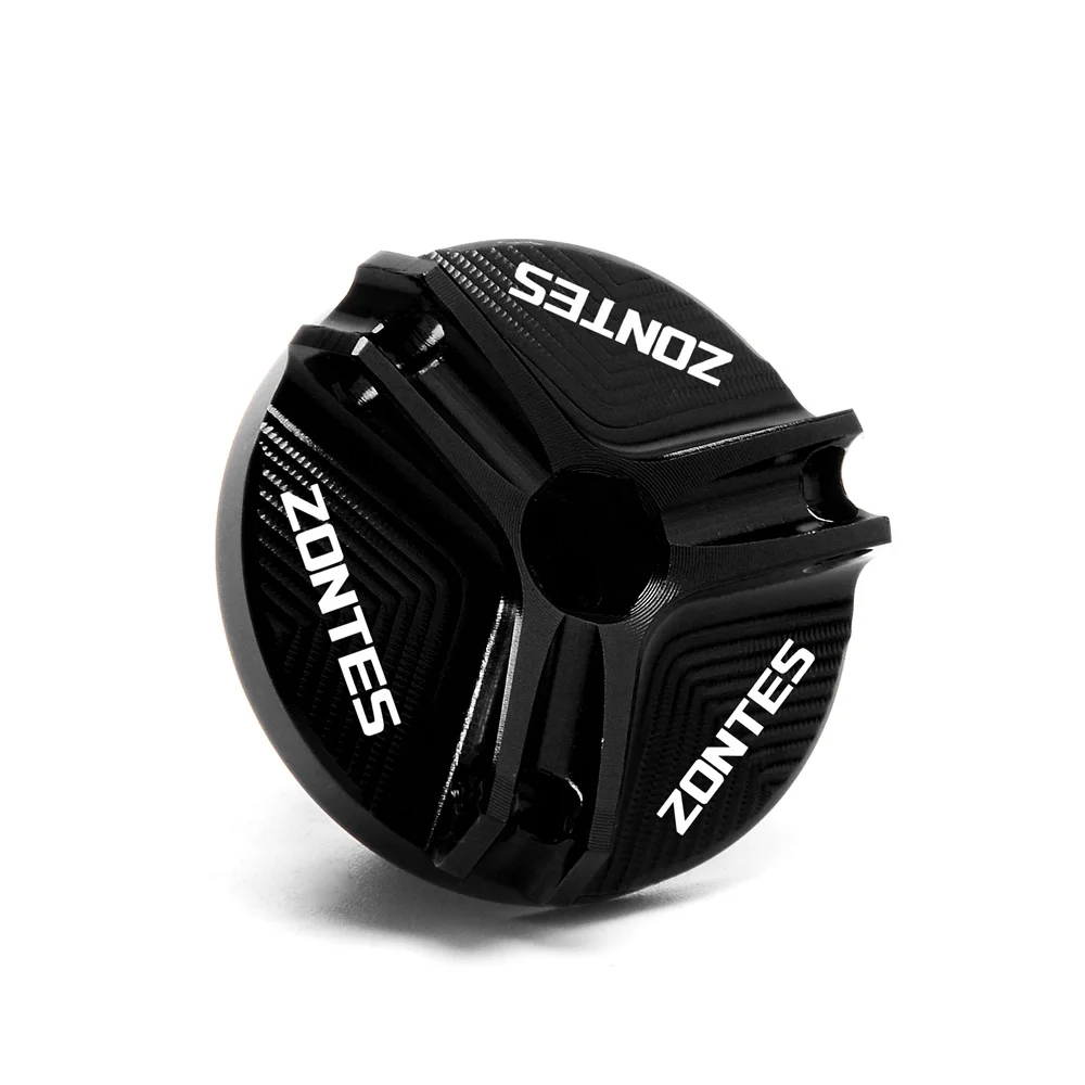 ل ZONTES 368G 368D 368E 368M 368K 350D 350E 2023 2024 2025 CNC دراجة نارية زيت المحرك غطاء فتحة التعبئة غطاء قابس الزيت