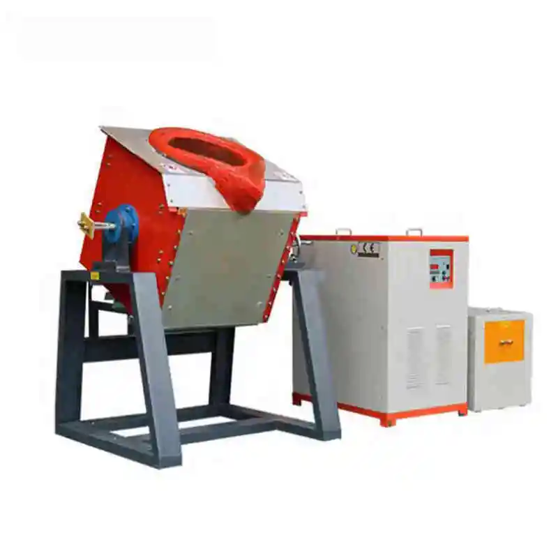 

20kg 30kg 50kg 100kg induction heating furnace 2024 Steel Cast Iron Electrical Induction Aluminium Melting Furnace