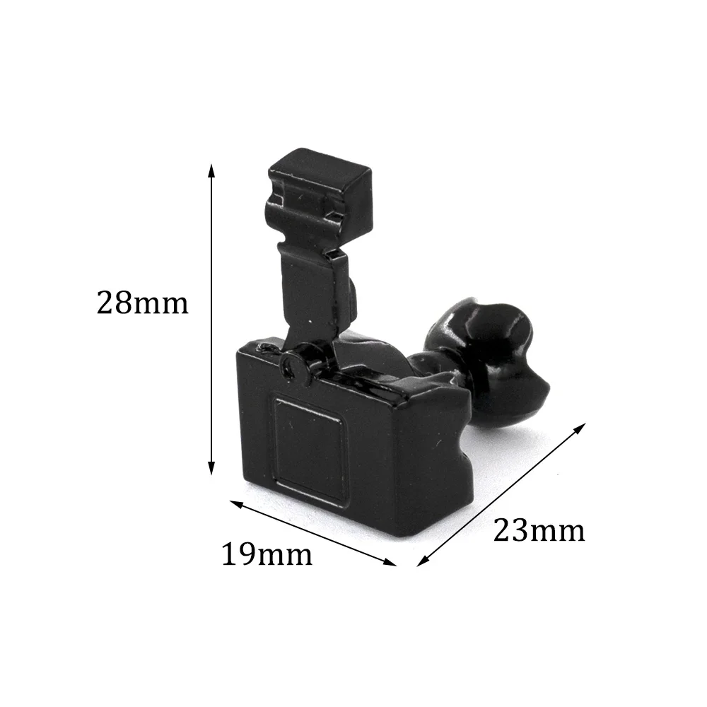 กล้อง SLR ขนาดเล็กสำหรับตกแต่งอุปกรณ์แต่งรถ RC รถบังคับวิทยุ1/10รถบังคับวิทยุรถตีนตะขาบ SCX10 C01 D90 RC4WD รถแทร็กซาส TF2รถบรรทุก TRX-4