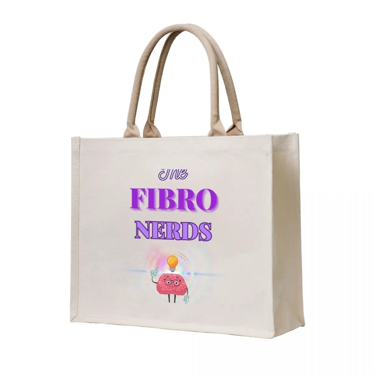 

The Fibro Nerds Tote Bag Shopper foldable reusable bag tote bags men