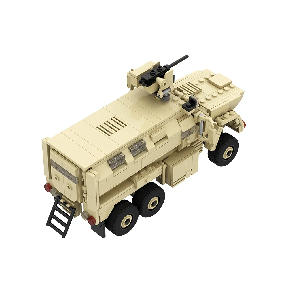 MOC BAE Caiman w CROWS Model Building Blocks Resistant Military RG-31 Mk.5E Cat  4x4 MRAP Tacticals Vehicles Bricks Toys Gift