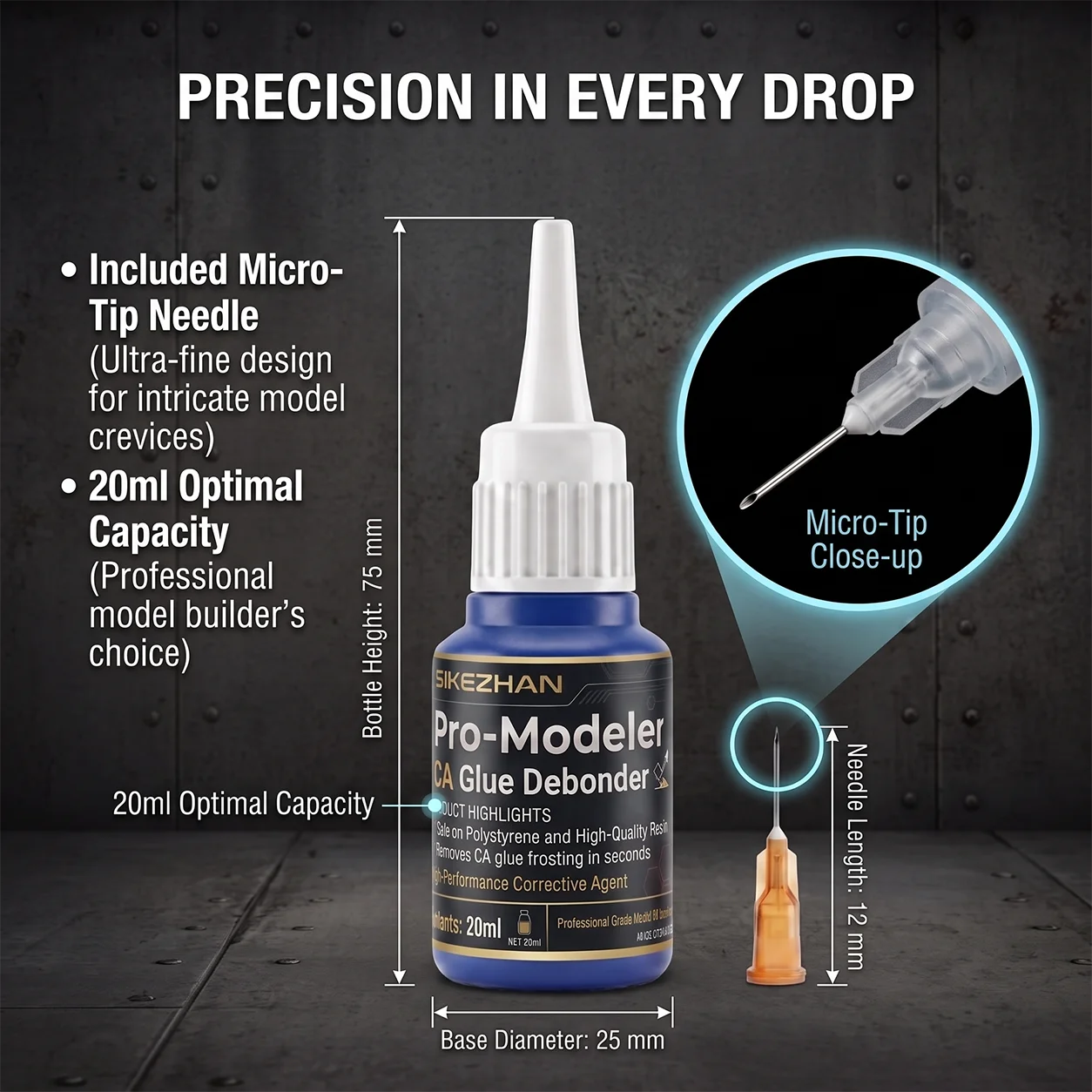 SIKEZHAN 20ml CA Glue Debonder - Art Craft Glue บทวิจารณ์และราคา