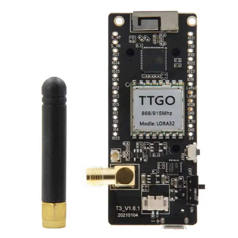 TTGO LoRa32 V2.1_1.6 ESP32 LoRa OLED 0.96 inch Paxcounter/Disaster-Radio CH9102 SX1276/SX1278 433/868/915/923Mhz For LILYGO