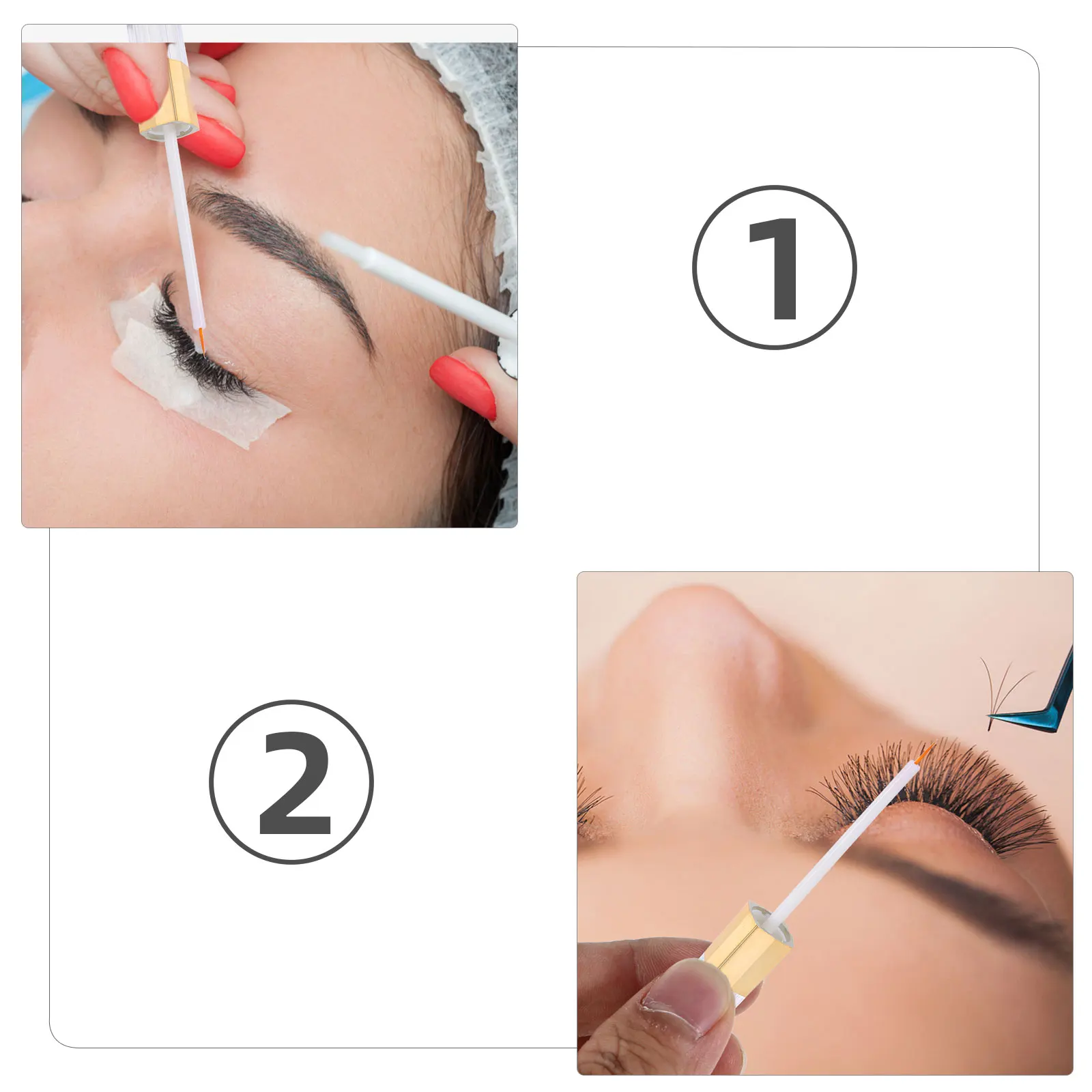 

5 pcs Tube Refillable Mascara Vial Empty Bottle Durable Environmental Friendly Makeup Tools