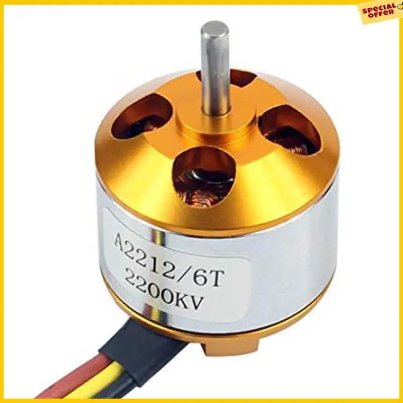 A25P 4 Pcs 2212 2200KV Brushless Motor With Mounts 6T For DIY RC Aircraft Plane Multi-Copter Quadcopter Drone Parts