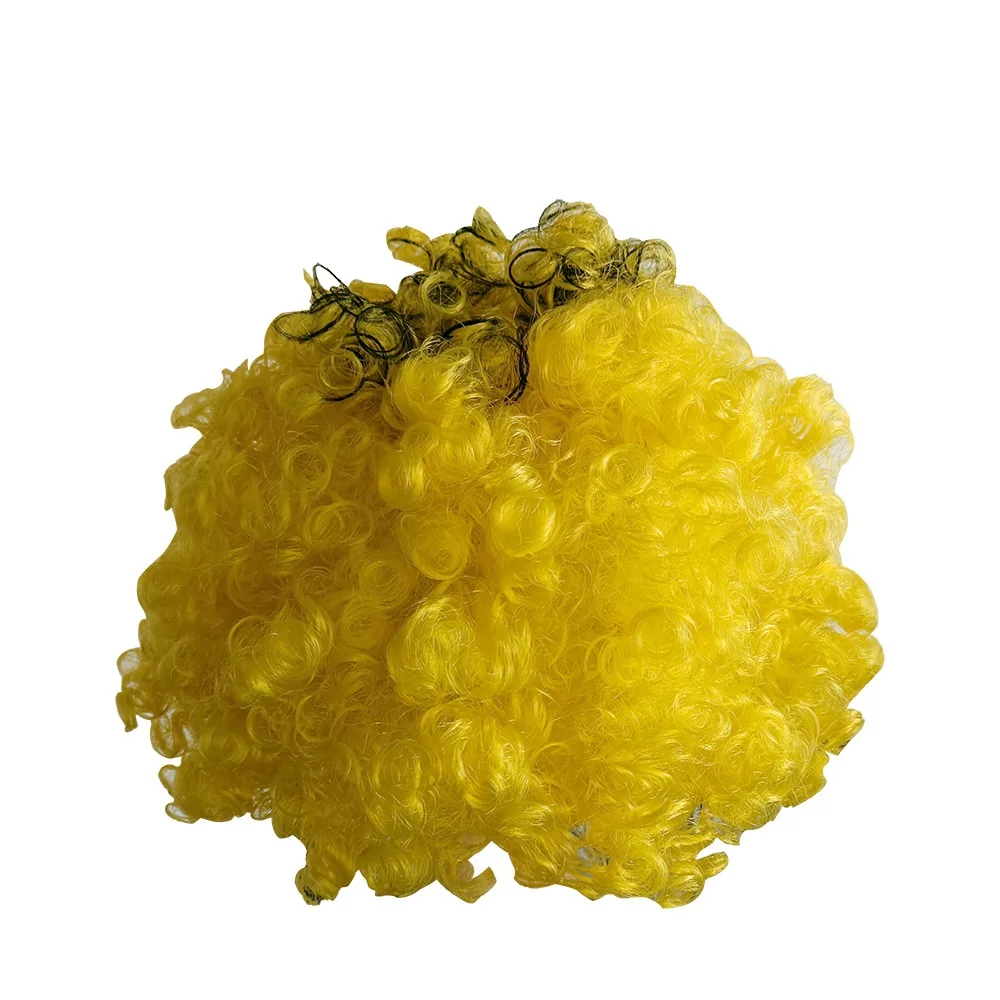 

Cosplay Anime and Film Props Yellow Wig, Glasses and Gloves