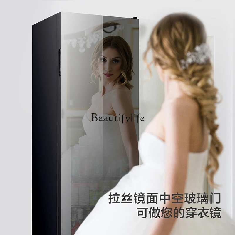 Refrigerated Cabinet Household Living Room Glass Door Ultra-Thin Tea Fresh Cabinet