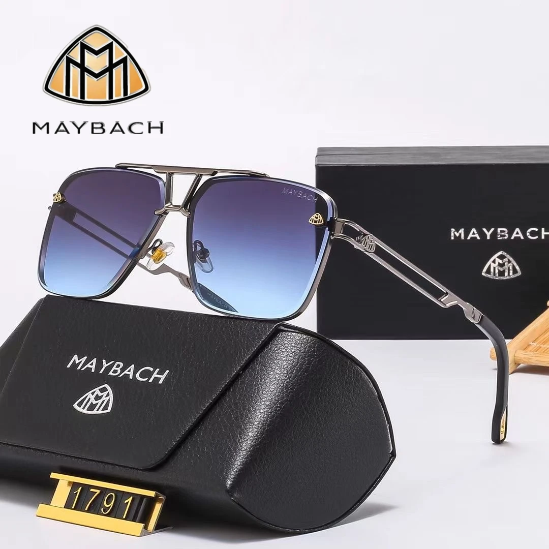 

MAYBACH Luxury brand Sunglasses for Men and women Classic Sun Glasses High Quality Eyewears Pilot Goggle UV 400 Protection 17911