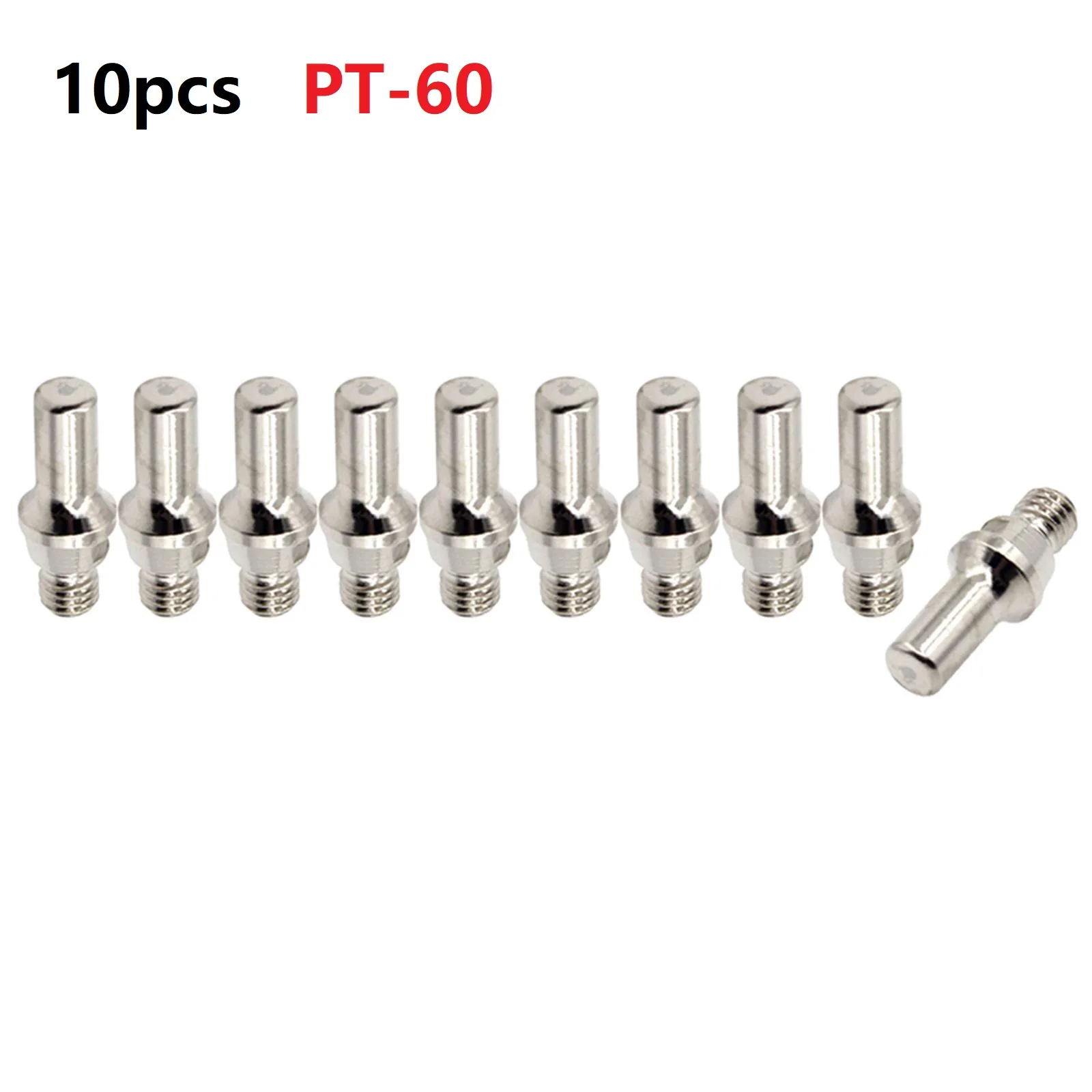 10Pcs Plasma Cutter Electrodes For PT-60 PT-40 IPT60 IPT-40 Torch Consumables Plasma Cutter Torch Accessories