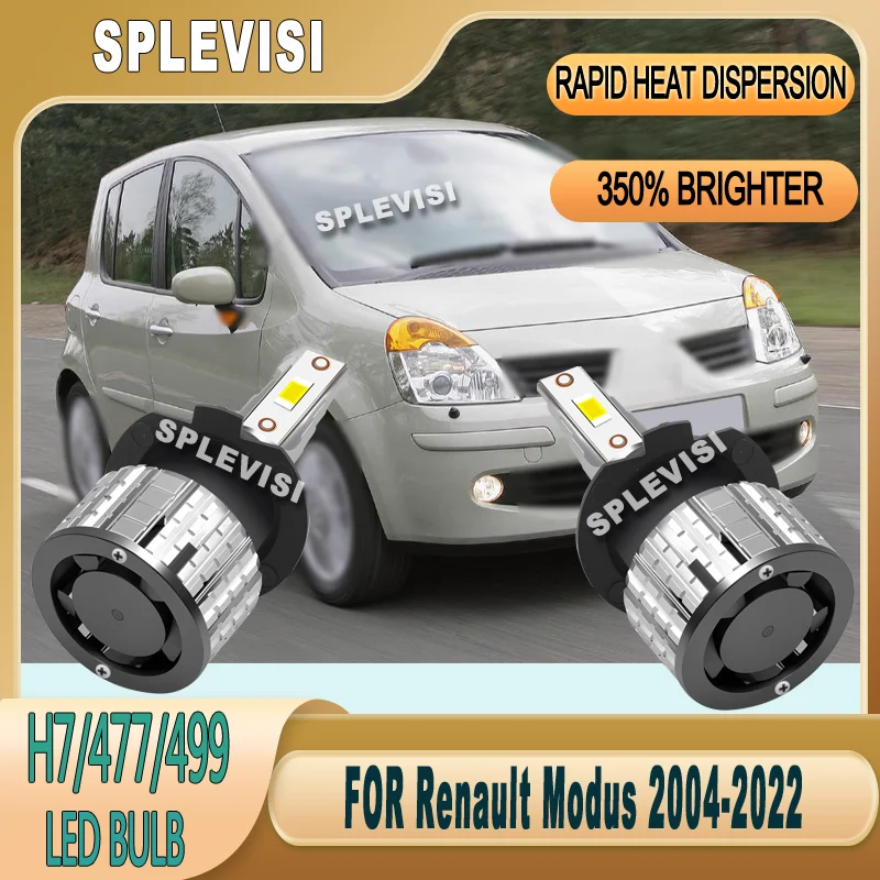 

Energy-efficient 60000hrs 6000K LED Low Beam Bulbs For Renault Modus 2004 2005 2006 2007 2008 2009 2010 2011 2012 2013 2014-2022