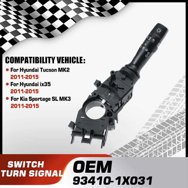 

Car Turn Signal Headlight Switch For Hyundai Tucson LM MK2 Hyundai ix35 Kia Sportage SL MK3 2011 2012 2013 2014 2015 93410-1X031