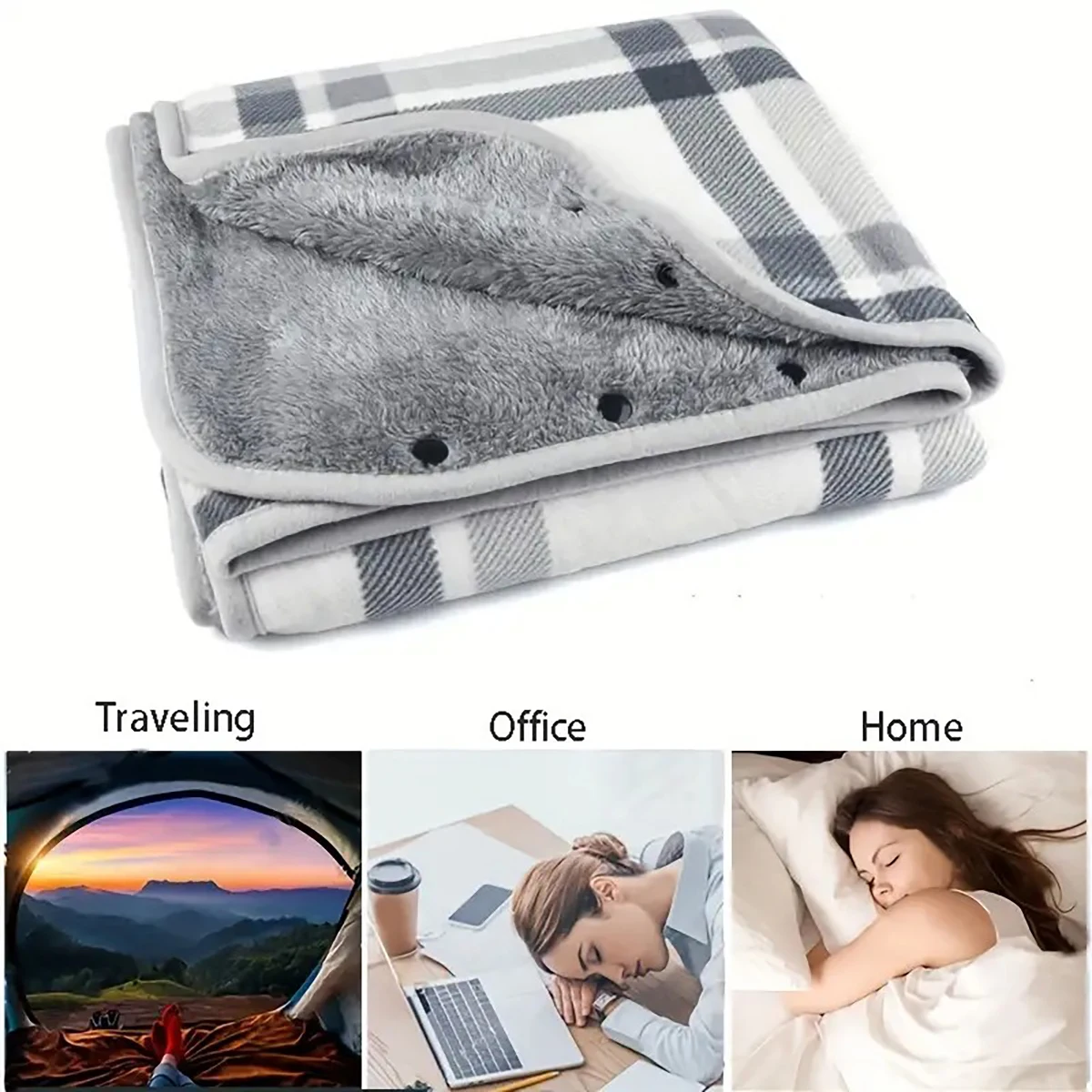 Latest Hit Product Multifunctional Wearable Blanket, Thick cloak for warmth, Warm and Cozy for Home, Office, Camping and Travel
