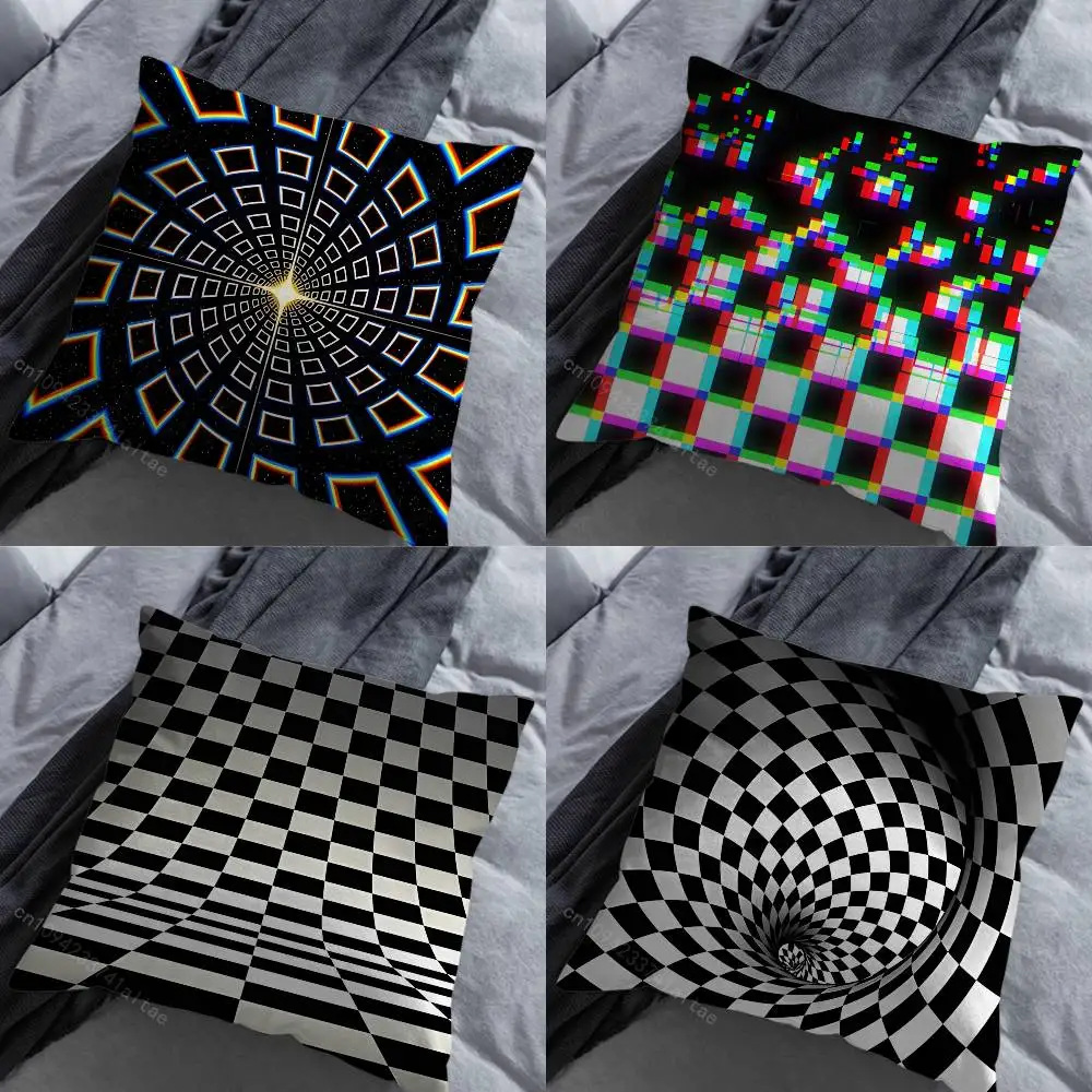 

Black White abstract Art pillow over living room sofa cushion cover home decoration bedroom room bed pillow cover