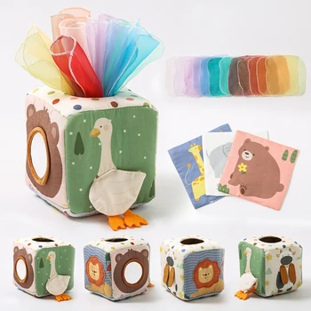 Montessori Animal Tissue Box Toy 1