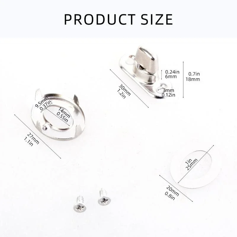 20pcs Sturdy Twist Lock Fasteners for Marine and Projects Furniture Supplies .Y5GA