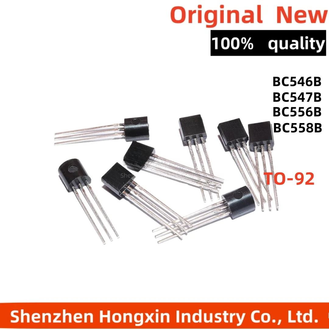 50PCS BC546B TO-92 Transistors BC547B BC556B BC558B TO92 BC546 BC547 BC556 BC558