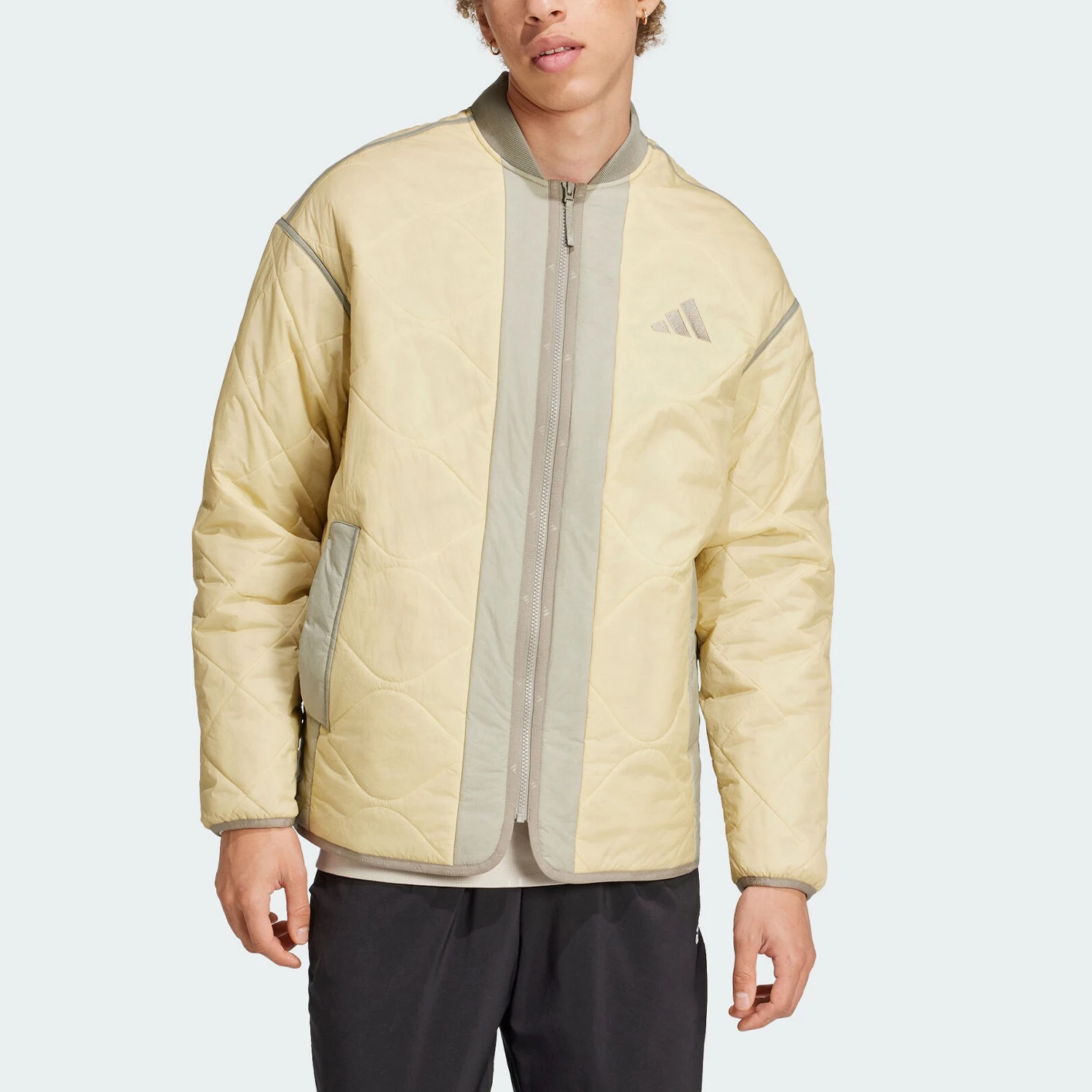 Adidas genuine LIGHT PAD men's warm and loose sports cotton jacket JG5934