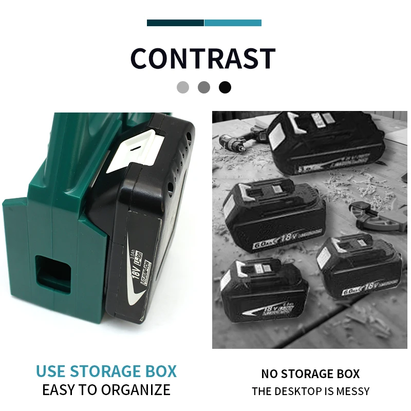 Tool Holder Dock Mount Storage Rack For Makita/Bosch 18V Fixing Devices Tool Holder Machine Drill Storage Bracket Stand Slots