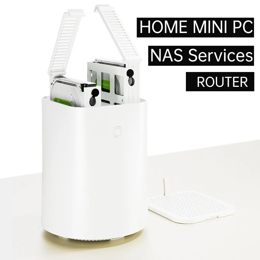 

AMD R7 5825U/Inter N100 Dual-Network Dual-Display Home Mini PC Support win10/Linux NAS System WiFi6 Pfense Firewall Computer