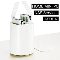 AMD R7 5825U/Inter N100 Dual-Network Dual-Display Home Mini PC Support win10/Linux NAS System WiFi6 Pfense Firewall Computer