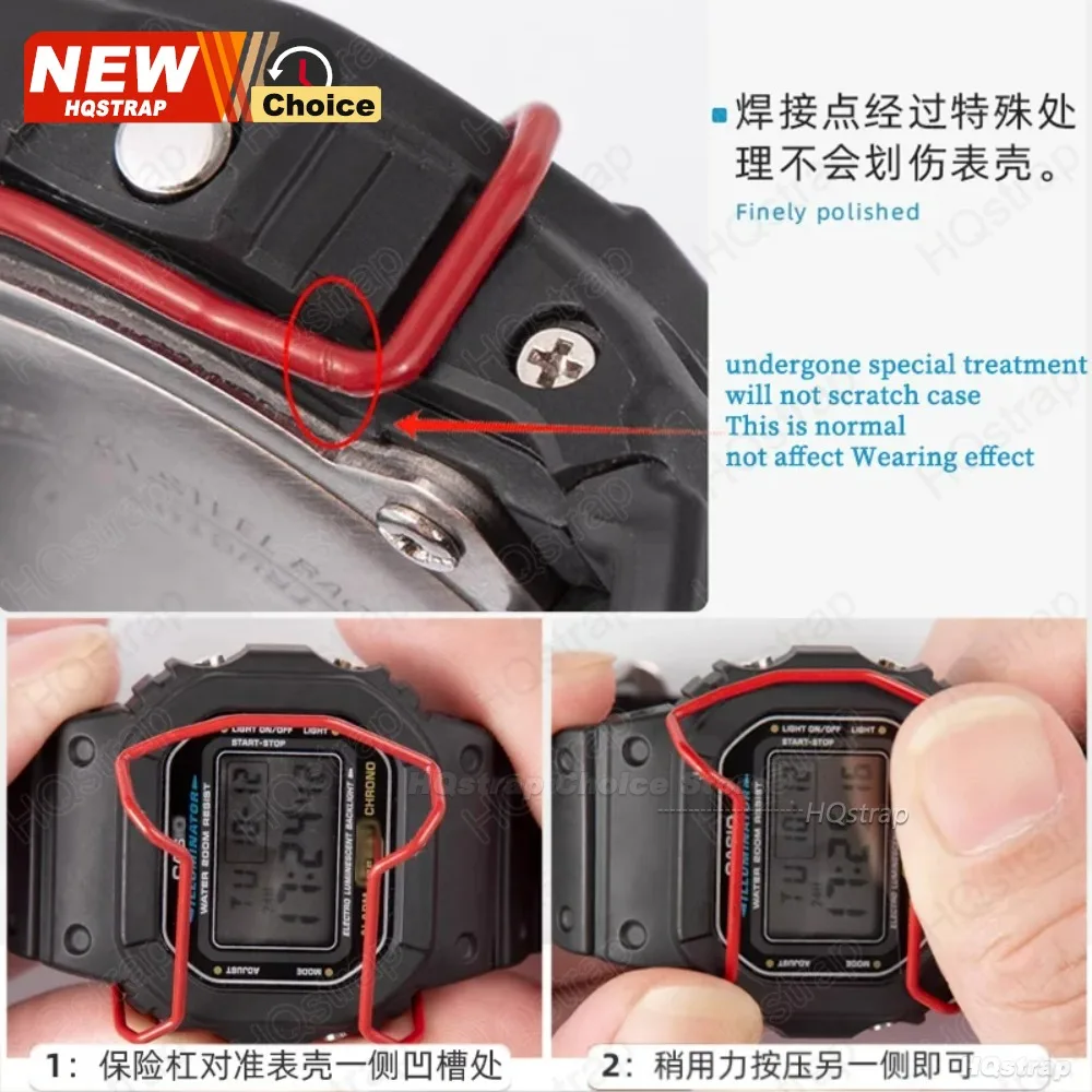 New Stainless Steel Bumper for Casio DW5600/5610/6900 GA2100/700 GWG1000 GX-56 GW9300 Anti-collision Protector Watch Accessories image 4