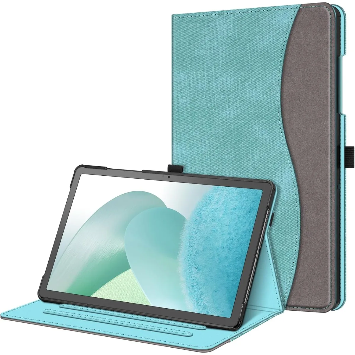 

Чехол для Samsung Galaxy Tab A9 Plus/A9+ 5G 11 дюймов, модель 2023 года (SM-X210/X216/X218), многоугольный смарт-чехол с карманом