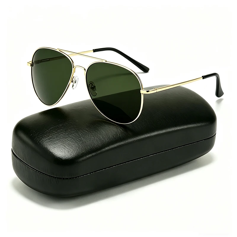 Modische Piloten-Sonnenbrille für Damen und Herren, klassische Brillen, grüner Farbverlauf, UV400-Schutz, Sonnenbrille, Herren-Sonnenbrille, Schutzbrille, Brillen 2026