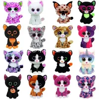 Hot Sell Ty Stuffed Plush Girls Heart Dolls Cats Plush Toys Halloween Dolls Children Day Christmas Gifts Toy Kids 15cm
