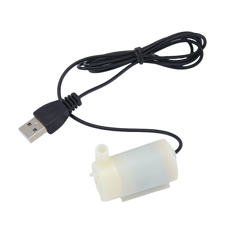 DC USB 5V Mini Low Voltage Small Water Pump Ultra-quiet Micro Submersible for Hydroponic Fish Tank Aquariums Fountain A2