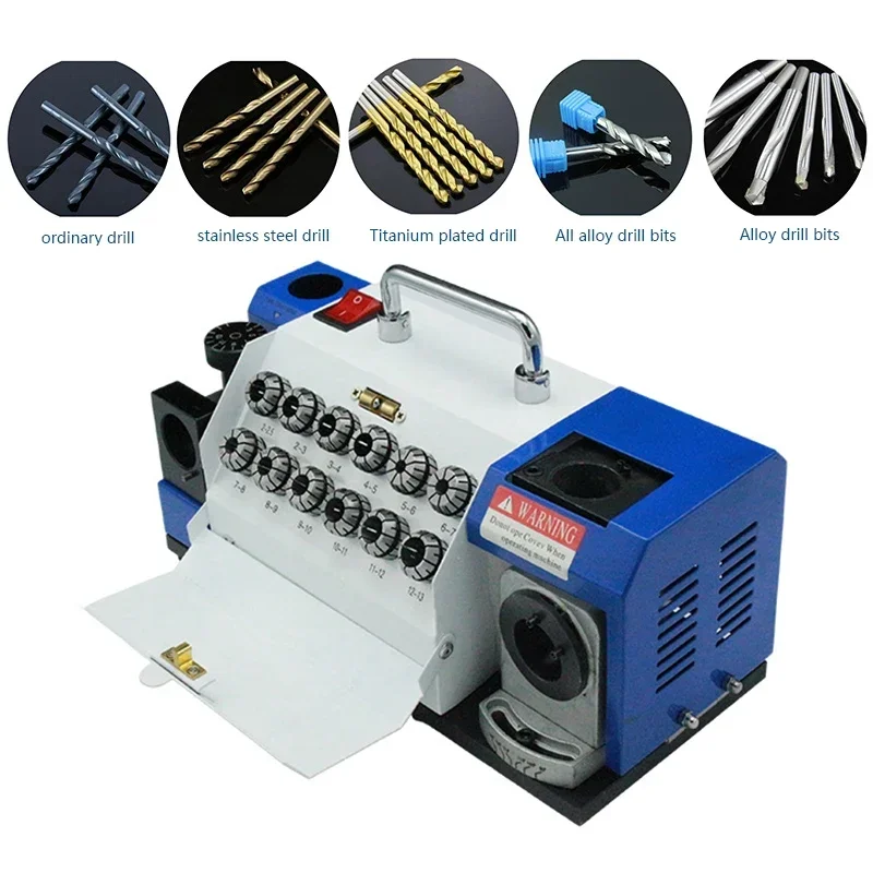 HY-13 Portable Electric 220V/180W Automatic High-Precision Integrated Drill Bit Sharpener/Grinder