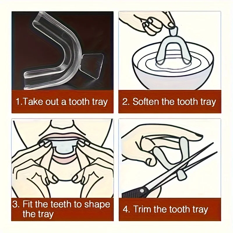 Unisex Teeth Aligner Silicone Invisible Dental Orthopedic Tray for Whitening Straightening Nighttime Use Teeth Care Tool