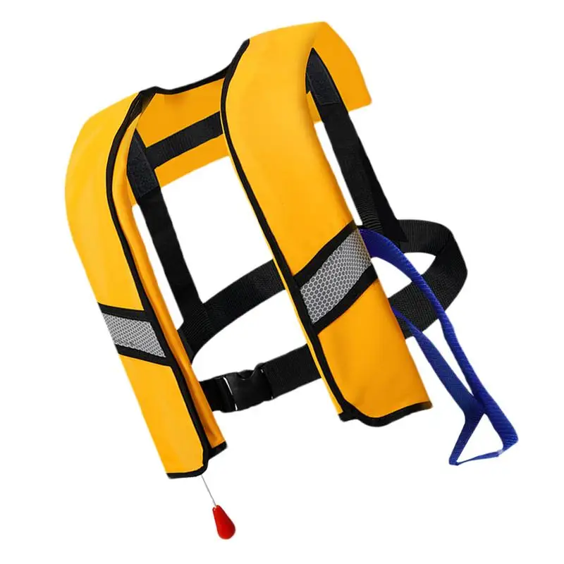 

Life Vest Adult Adult Classic Series Life Vest Nylon Adult Life Vest Automatic Inflating Portable Buoyancy Jacket Snorkeling